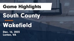 South County  vs Wakefield Game Highlights - Dec. 16, 2023