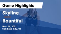 Skyline  vs Bountiful  Game Highlights - Nov. 30, 2021