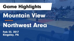Mountain View  vs Northwest Area  Game Highlights - Feb 22, 2017