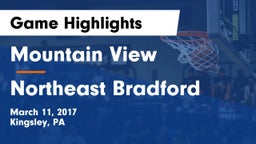 Mountain View  vs Northeast Bradford Game Highlights - March 11, 2017