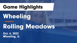 Wheeling  vs Rolling Meadows  Game Highlights - Oct. 6, 2022