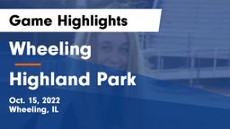 Wheeling  vs Highland Park  Game Highlights - Oct. 15, 2022