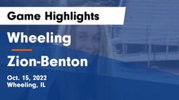 Wheeling  vs Zion-Benton  Game Highlights - Oct. 15, 2022
