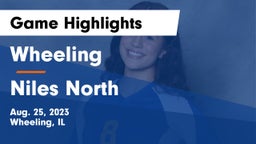 Wheeling  vs Niles North Game Highlights - Aug. 25, 2023