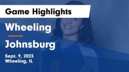 Wheeling  vs Johnsburg  Game Highlights - Sept. 9, 2023