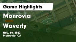 Monrovia  vs Waverly Game Highlights - Nov. 30, 2022