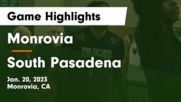 Monrovia  vs South Pasadena  Game Highlights - Jan. 20, 2023