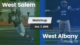 Matchup: West Salem vs. West Albany  2016