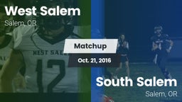 Matchup: West Salem vs. South Salem  2016