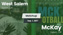 Matchup: West Salem vs. McKay  2017