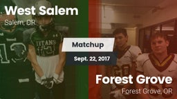 Matchup: West Salem vs. Forest Grove  2017