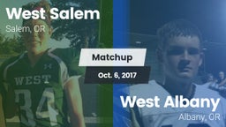 Matchup: West Salem vs. West Albany  2017