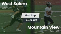 Matchup: West Salem vs. Mountain View  2018