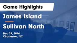 James Island  vs Sullivan North  Game Highlights - Dec 29, 2016