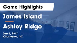 James Island  vs Ashley Ridge  Game Highlights - Jan 6, 2017