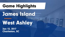 James Island  vs West Ashley  Game Highlights - Jan 13, 2017