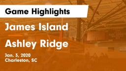 James Island  vs Ashley Ridge  Game Highlights - Jan. 3, 2020