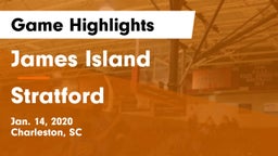 James Island  vs Stratford  Game Highlights - Jan. 14, 2020