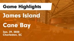 James Island  vs Cane Bay  Game Highlights - Jan. 29, 2020