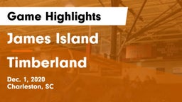 James Island  vs Timberland  Game Highlights - Dec. 1, 2020