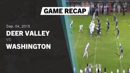 Recap: Deer Valley  vs. Washington  2015