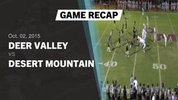 Recap: Deer Valley  vs. Desert Mountain  2015
