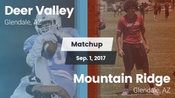 Matchup: Deer Valley High vs. Mountain Ridge  2017