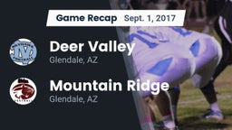 Recap: Deer Valley  vs. Mountain Ridge  2017