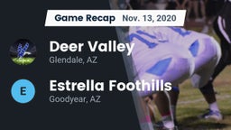Recap: Deer Valley  vs. Estrella Foothills  2020