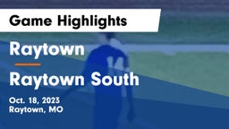 Raytown  vs Raytown South  Game Highlights - Oct. 18, 2023
