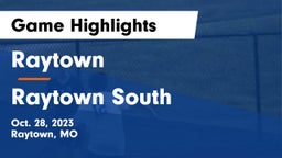Raytown  vs Raytown South  Game Highlights - Oct. 28, 2023