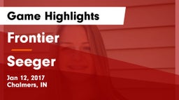 Frontier  vs Seeger  Game Highlights - Jan 12, 2017