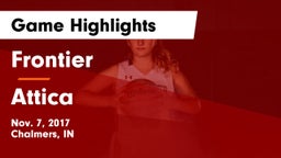 Frontier  vs Attica  Game Highlights - Nov. 7, 2017