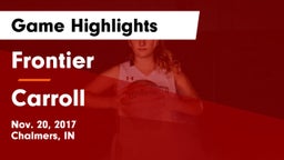 Frontier  vs Carroll  Game Highlights - Nov. 20, 2017