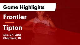 Frontier  vs Tipton Game Highlights - Jan. 27, 2018
