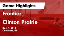 Frontier  vs Clinton Prairie  Game Highlights - Dec. 1, 2018