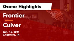 Frontier  vs Culver  Game Highlights - Jan. 13, 2021