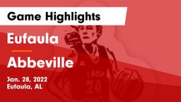 Eufaula  vs Abbeville  Game Highlights - Jan. 28, 2022
