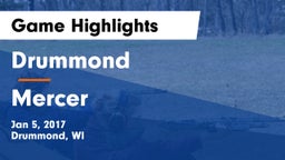Drummond  vs Mercer Game Highlights - Jan 5, 2017