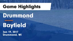 Drummond  vs Bayfield Game Highlights - Jan 19, 2017
