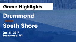 Drummond  vs South Shore Game Highlights - Jan 21, 2017