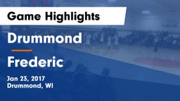 Drummond  vs Frederic  Game Highlights - Jan 23, 2017