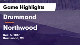 Drummond  vs Northwood Game Highlights - Dec. 5, 2017