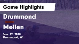 Drummond  vs Mellen Game Highlights - Jan. 29, 2018