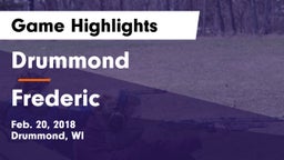 Drummond  vs Frederic  Game Highlights - Feb. 20, 2018