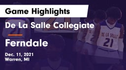 De La Salle Collegiate vs Ferndale  Game Highlights - Dec. 11, 2021