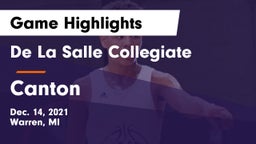 De La Salle Collegiate vs Canton  Game Highlights - Dec. 14, 2021