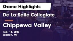 De La Salle Collegiate vs Chippewa Valley  Game Highlights - Feb. 14, 2023