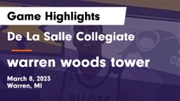 De La Salle Collegiate vs warren woods tower Game Highlights - March 8, 2023