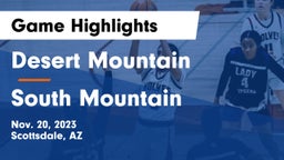 Desert Mountain  vs South Mountain  Game Highlights - Nov. 20, 2023